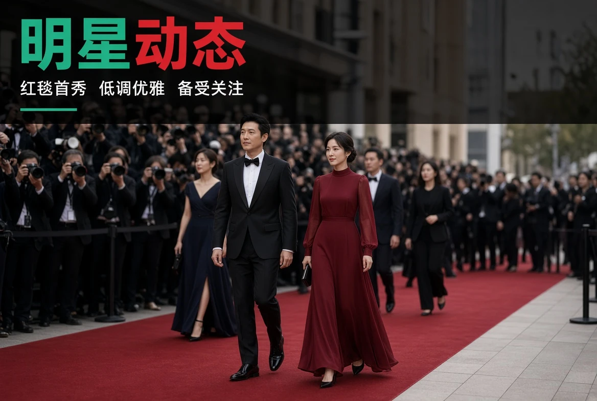 明星公开动态栏目主题视觉